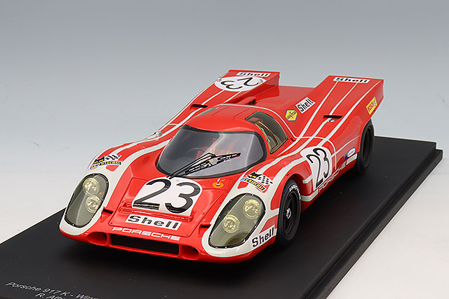 栄光のル・マン　ポルシェ917K ル・マン24 h NOREV 1/18 栄光のル・マンのクルマ？ ポルシェ 917K ガルフ・カラー : 風と