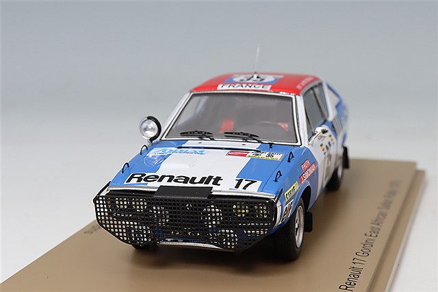 スパーク 1/43 ルノー 17 1974 プレスオンリガードレス ラリー