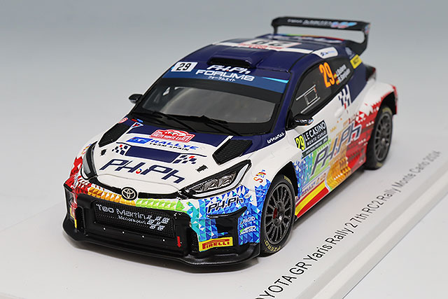 [新品]1/43 TOYOTA GR Yaris MonteCarlo 2024 SPARK 1/43 - TOYOTA GR Yaris Rally 2 - Rallye Monte Carlo