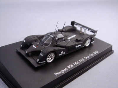 【セール品】 スパーク 1/87 プジョー 908 テストカー 2007 ブラック