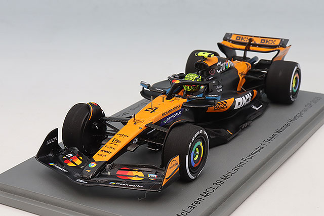 スパーク 1/43 マクラーレン MCL39 2025 F1 イギリスGP ウィナー #4 L