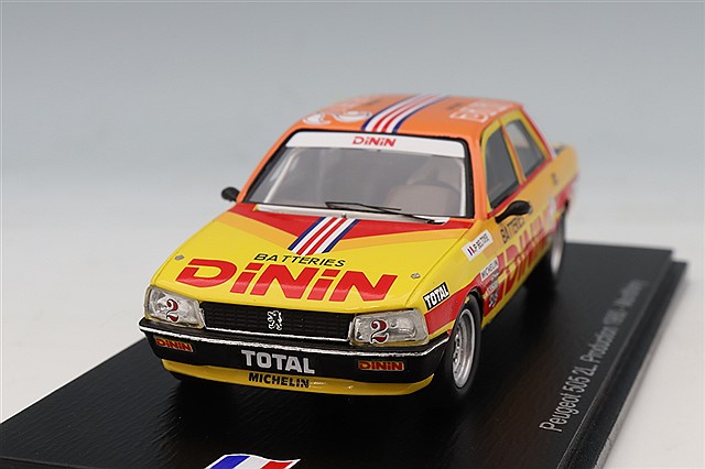 スパーク 1/43 プジョー 504 1979 ラリー コダスル 2位 #402 J-C