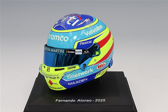 スパーク 1/5 ヘルメット アストンマーティン アラムコ F1チーム