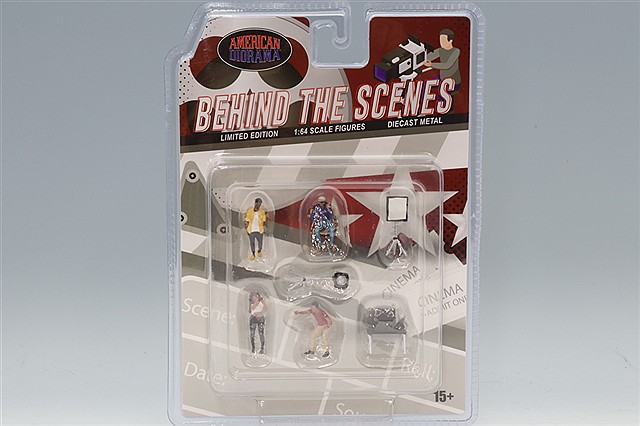 アメリカンジオラマ 1/64 フィギュア マッスルメカニックス 6個セット