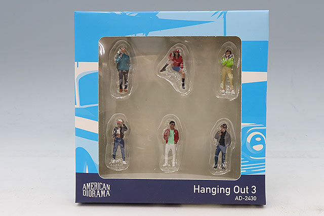 アメリカンジオラマ 1/64 フィギュア トップチューナーズ 6個セット