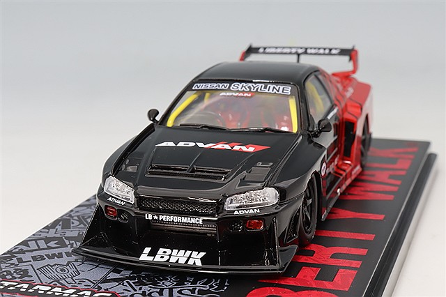 イグニッションモデル 1/43 LB-ER34 スーパーシルエット スカイライン