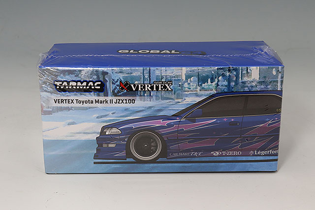 イグニッションモデル 1/18 VERTEX マークⅡ ブルーメタリック イグニッションモデル 1/18 VERTEX JZX100 マークII ブルーメタリック