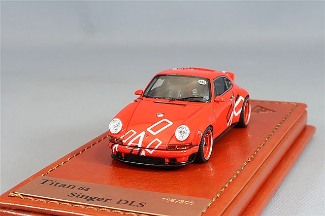 タイタン64 1/64 シンガー 911 (964) タルガ ルビーストーンレッド