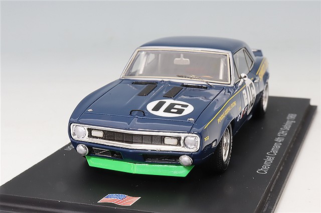 スパーク 1/43 シボレー コルベット C1 1956 セブリング12H 9位 #1 J