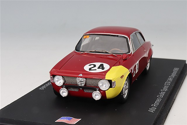 絶版　1/43 アルファロメオ　ティーポ　33/2 1968 5位　ルマン24時 スパーク 1/43 アルファロメオ T33-2 1968 デイトナ24H 6位 #23 M