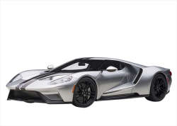 【お取り寄せ商品】 オートアート コンポジット 1/12 フォード GT 2017 メタリックシルバー/ブラックストライプ