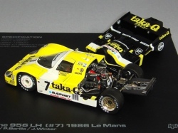 ・hpi 1/43 taka-Q ポルシェ 956LH 1986 ルマン24H #7 K.ルドヴィク/P.バリラ/J.ウィンター
