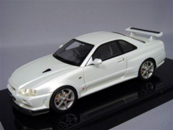 京商 r 1 43 日産 スカイライン Gt R Vスペックii R34 ホワイト