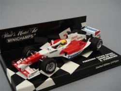 ミニチャンプス 1/43 パナソニック トヨタ レーシング ショーカー 2005 F1 R.シューマッハ