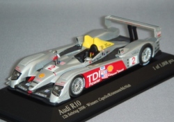 ミニチャンプス 1/43 アウディ R10 ノースアメリカ 2006 セブリング12H ウィナー #2 R.カペッロ/T.クリステンセン/A.マクニッシュ
