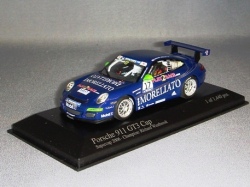 ミニチャンプス 1/43 ポルシェ 911 GT3 レーシング モレラート 2006 ポルシェスーパーカップ チャンピオン #17 R.ウェストブルック