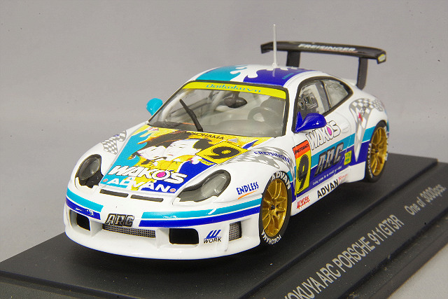 エブロ 1/43 ARC 大黒屋 ポルシェ 911 (996) GT3 R 2001 JGTC #9