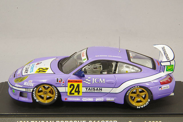 エブロ 1/43 JCM タイサン ポルシェ 911 GT3 R 2001 JGTC #24 松田秀士