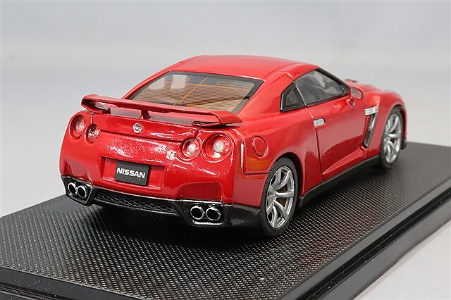 エブロ 1/43 日産 GT-R R35 2008 バイブラントレッド