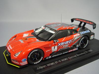 【美品】ニスモフェスティバル限定品 Xanavi Nismo GT-R 1/43 エブロ 1/43 ザナヴィ ニスモ GT-R 2008 スーパーGT GT500