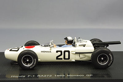エブロ 1/43 ホンダ RA272 1965 F1 モナコGP #20 R.ギンサー ,レジン 