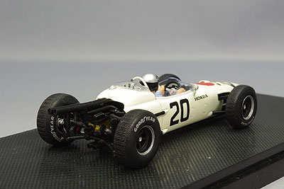 エブロ 1/43 ホンダ RA272 1965 F1 モナコGP #20 R.ギンサー ,レジン 
