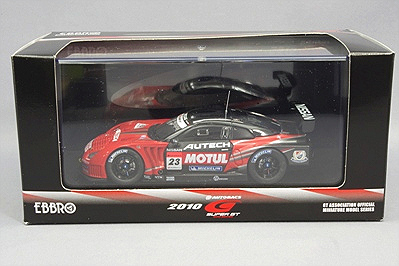 エブロ 1/43 モチュール オーテック GT-R スーパーGT GT500 2010 鈴鹿
