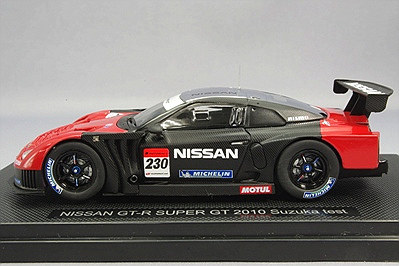 エブロ 1/43 日産 GT-R スーパーGT GT500 2010 鈴鹿テスト #230