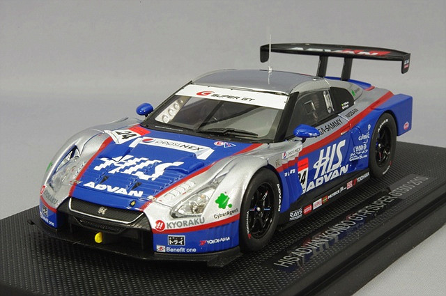 エブロ 1/43 HIS アドバン コンドー GT-R スーパーGT GT500 2010
