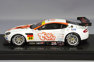 エブロ 1/43 トリプルa ヴァンテージ GT2 2010 スーパーGT GT300 #66