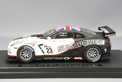 エブロ 1/43 日産 GT-R GT1 Sumo Power GT 2010 FIA GT1 #23 M.クルム