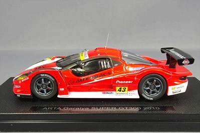 エブロ 1/43 ARTA ガライヤ 2010 スーパーGT GT300 #43 新田守男/高木真一 