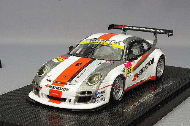 エブロ 1/43 ハンコック ポルシェ 2011 スーパーGT GT300 #33 影山正美  