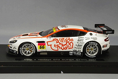 自動車 EBBRO SUPER GT 2011 triple a Vantage GT2 エブロ 1/43 トリプルa ヴァンテージ GT2 2011 スーパーGT GT300