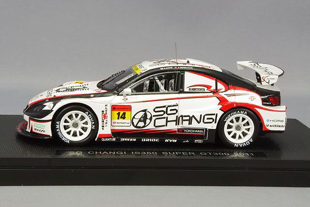 エブロ 1/43 SG チャンギ IS350 2011 スーパーGT GT300 #14 折目