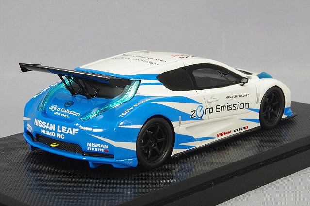 エブロ 1/43 日産 リーフ ニスモ RC ホワイト ,レジン製,