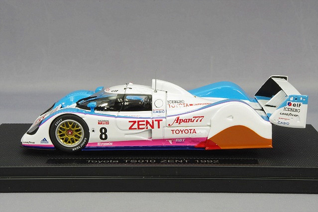 エブロ 1/43 トヨタ TS010 ZENT 1992 ルマン24H 総合8位 #8 J.ラマース  