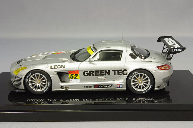 エブロ 1/43 GREEN TEC & LEON SLS 2012 スーパーGT GT300 #52 竹内