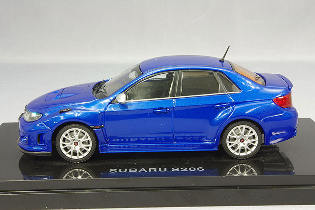 エブロ 1/43 スバル WRX STI S206 ブルー