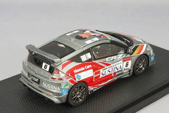 エブロ 1/43 ホンダ CR-Z 無限 2011 レジェンドカップ #6 黒澤琢弥