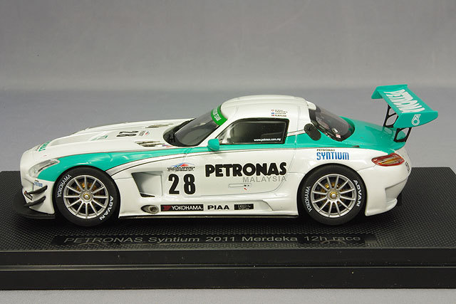 エブロ 1/43 ペトロナス シンティアム SLS AMG GT3 2011 ムルデカ 12H