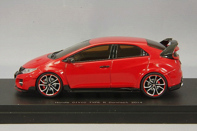 エブロ 1/43 ホンダ シビック タイプR コンセプト 2014 レッド