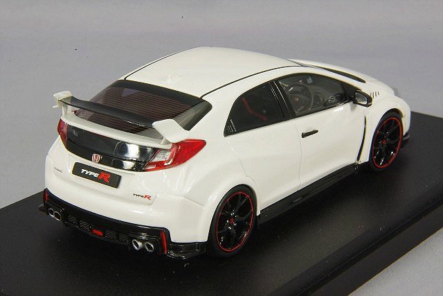 エブロ 1/43 ホンダ シビック タイプR 2015 チャンピオンシップホワイト
