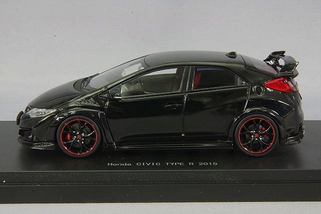 エブロ 1/43 ホンダ シビック タイプR 2015 クリスタルブラックパール