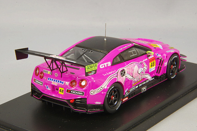 ROCKFISH GTR PRO コンプリート 白/ピンク 即レースOK！ 中古 エブロ 1/43 ディジョン レーシング GT-R 2016 スーパーGT GT300 #48