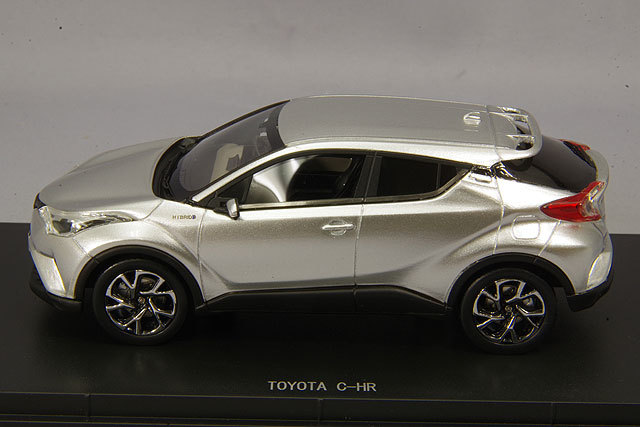 ミニカー　1/43 TOYOTA C-HR(メタルストリームメタリック) [45600] エブロ 1/43 トヨタ C-HR メタルストリームメタリック ,レジン製,
