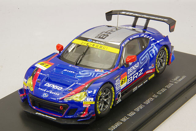 エブロ 1/43 スバル BRZ R&D スポーツ スーパーGT300 2018 #61 井口卓