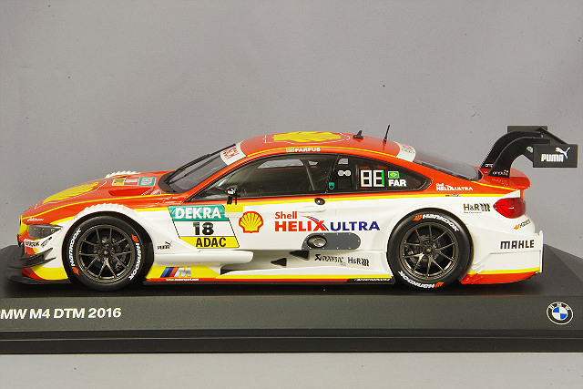 価格変更1/18 norevノレブ BMW M4 2016DTM車両 shell