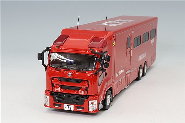 アクトカー 1/64 拠点機能形成車 新潟県消防局 拡幅ボディ&はしご付