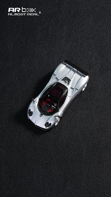 ALMOSTREAL 1/64 パガーニ ゾンダ F 2005 グリージョメルキュリオ